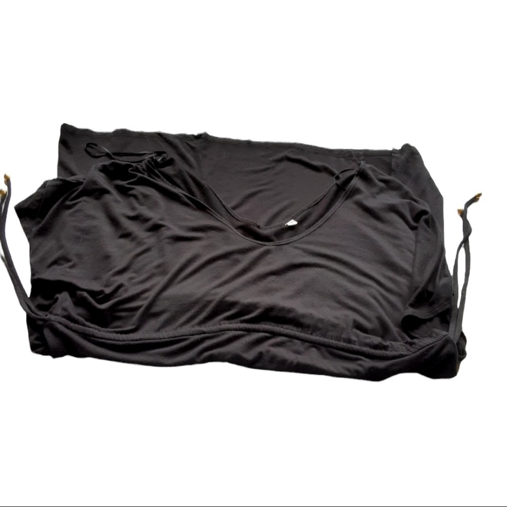 Target Flowy Pull String With Gold Beads - image 1